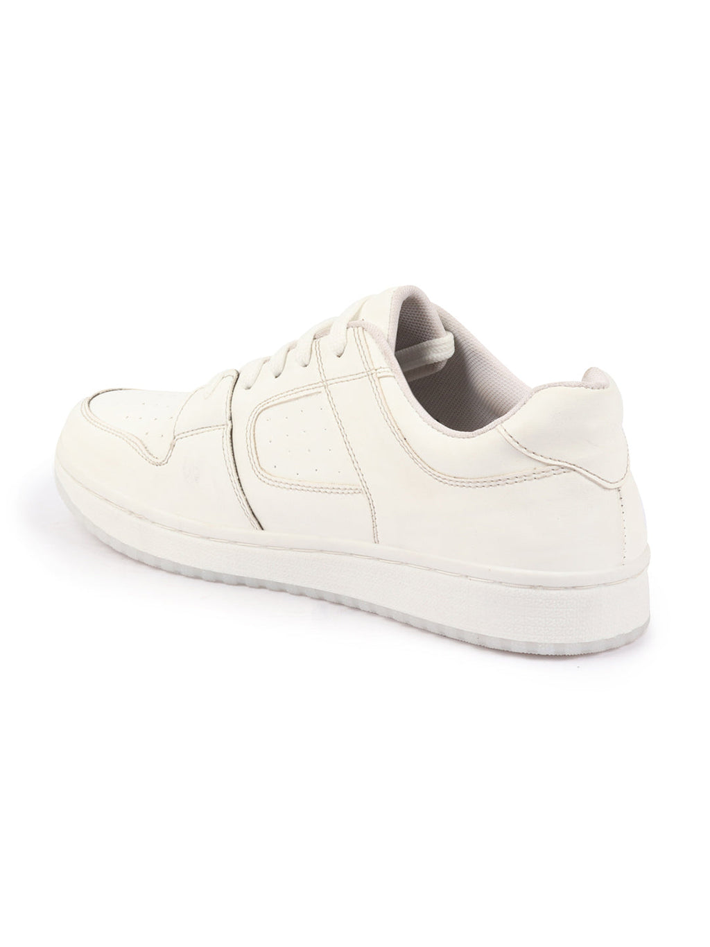 Shop Men White Low Top Classic Lace Up Sneaker Shoe|Breathable Elevated Casual Shoe Sneaker Online.