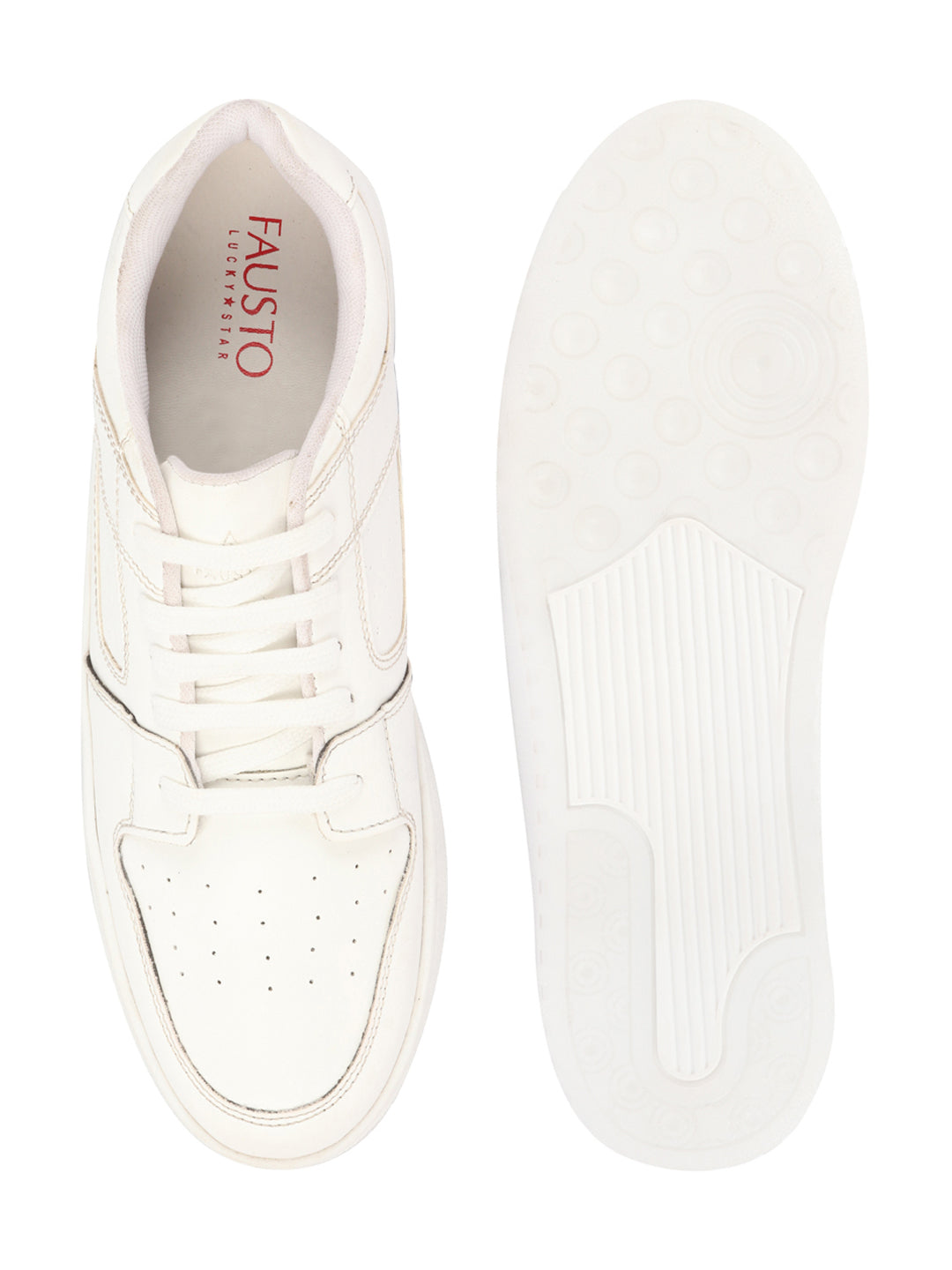 Shop Men White Low Top Classic Lace Up Sneaker Shoe|Breathable Elevated Casual Shoe Sneaker Online.