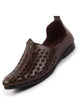 Men Brown Laser Cut Ethnic Punjabi Jalsa Jutti Mojari|Kolhapuri Breathable Jutti For Party|Wedding|Festival