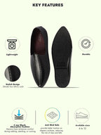 men black traditional laser cut ethnic breathable jalsa jutti mojari for party|wedding|festival