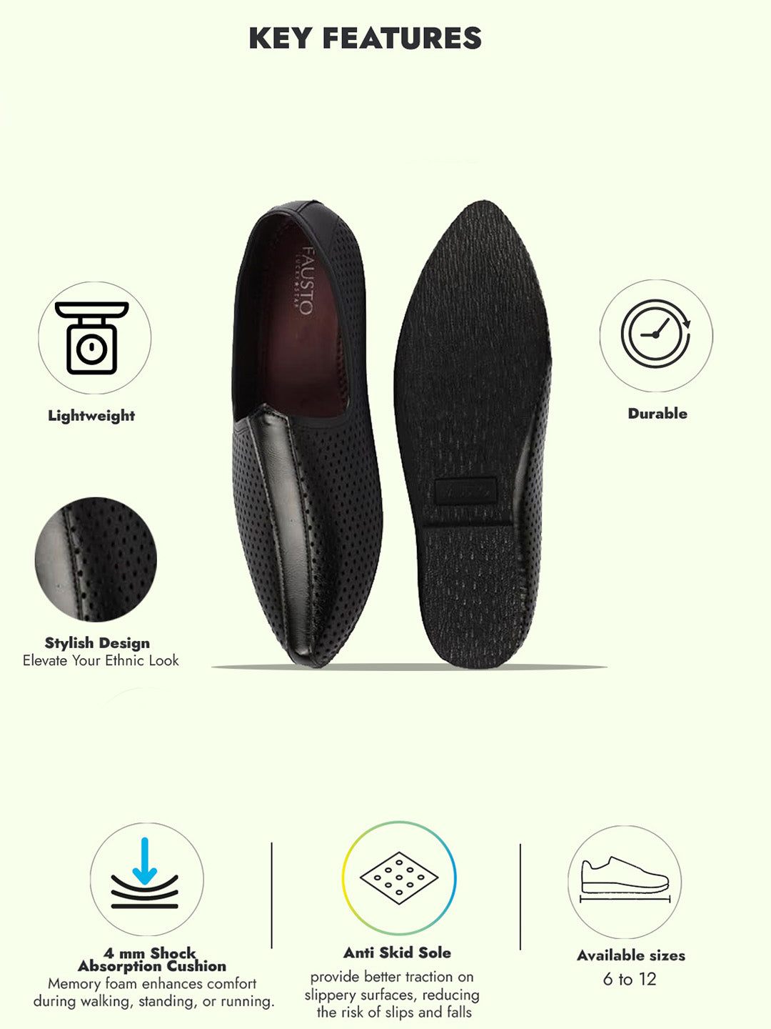men black traditional laser cut ethnic breathable jalsa jutti mojari for party|wedding|festival