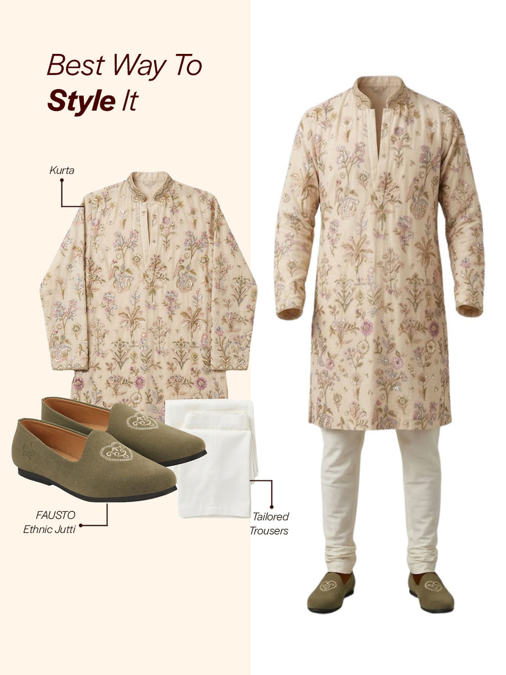 Shop Men Olive Traditional Ethnic Embroidered Design Velvet Slip On Juttis & Mojaris For Party|Wedding|Festival Online.