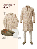 Shop Men Olive Traditional Ethnic Embroidered Design Velvet Slip On Juttis & Mojaris For Party|Wedding|Festival Online.