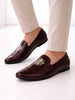 Men Brown Patent Glossy Ethnic Embroidered Design Slip On Shiny Juttis & Mojaris For Party|Wedding|Festival