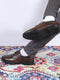 Shop Men Brown Genuine Burnish Leather Formal Lace Up Derby Shoes For Office|Work Online.