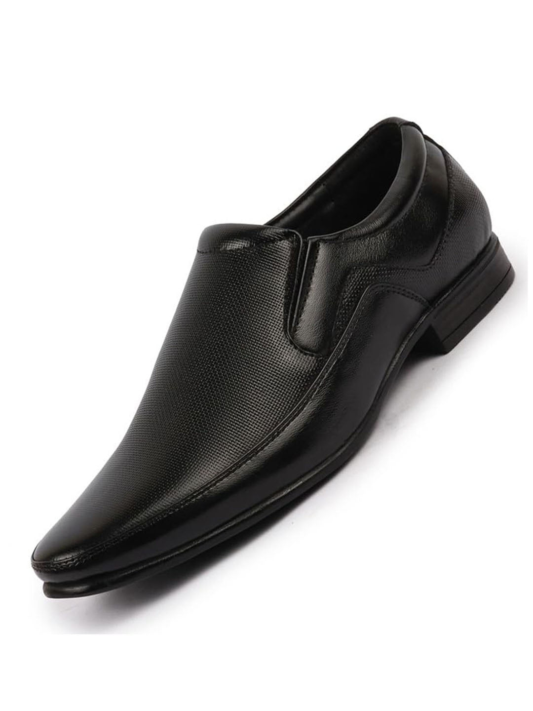 black dress shoes for men slip on The Black Tux Velvet Slip-On Shoes In Black