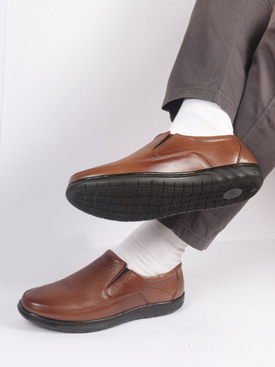 Mens leather slip ons online