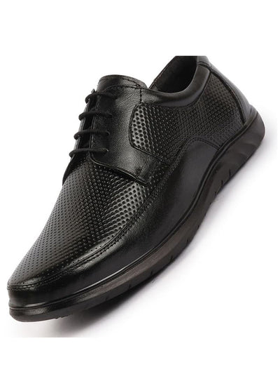 Shop Men's Black Formal Flat Heel Shoes For Office Online