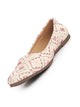 Women White Maroon Embroidered Ethnic Slip On Juttis and Mojaris for Bride|Traditional Wedding Punjabi Jutti for Anarkali Kurta and Lehenga|Bridal Slip On Shoes