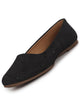 FAUSTO Women Black Embroidery Ethnic Slip On Juttis and Mojaris for Wedding|Indian Traditional Punjabi Jutti|Anarkali Kurta Slip On Shoe