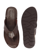 Shop Men Brown Daily Indoor Outdoor Slip On Thong Slipper Online.