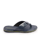 Shop Men Navy Blue Daily Indoor Outdoor Slip On Thong Slipper Online.