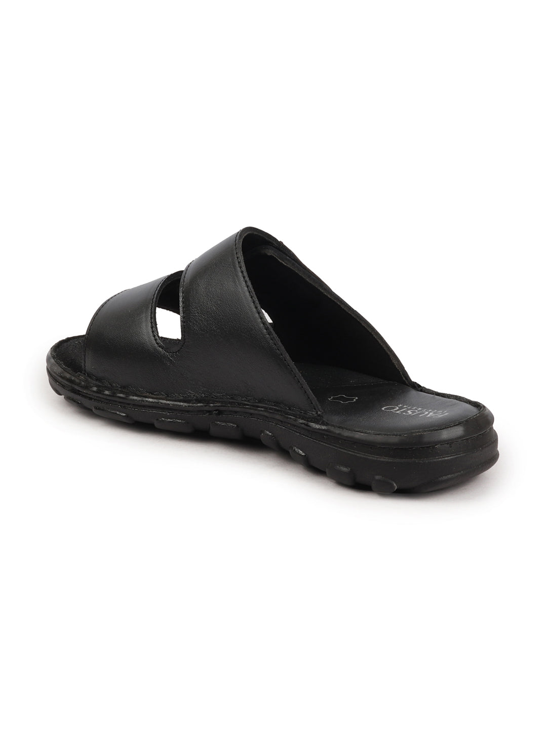 mens slippers leather
