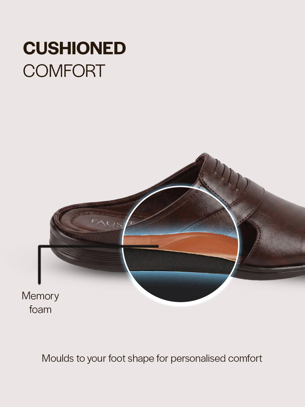 Men Brown Daily Indoor Outdoor Comfort Stitched Design Open Toe Slip On Slipper