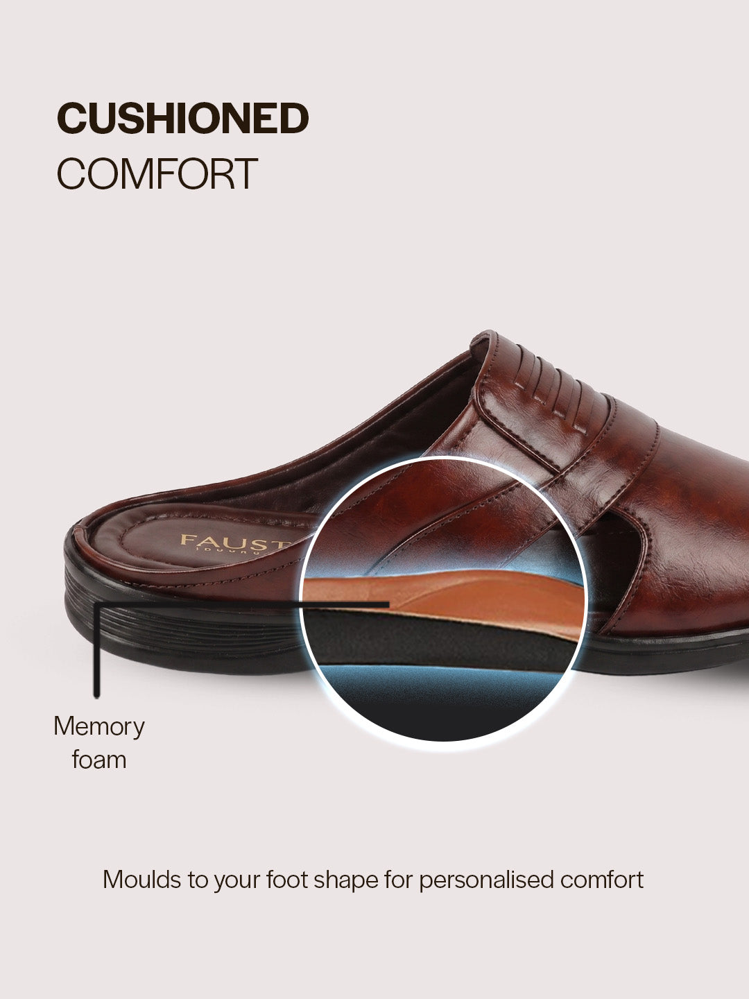 Men Cherry Daily Indoor Outdoor Comfort Stitched Design Open Toe Slip On Slipper