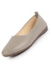 Women Grey Comfortable Broad Feet Flat Slip On Ballerina Shoes|Office Shoe|Slip On Shoe|Memory Cushion Sole