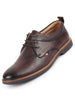 Men Brown Formal Lace Up Oxford Shoes with TPR Welted Sole