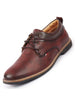 Men Tan Formal Lace Up Oxford Shoes with TPR Welted Sole
