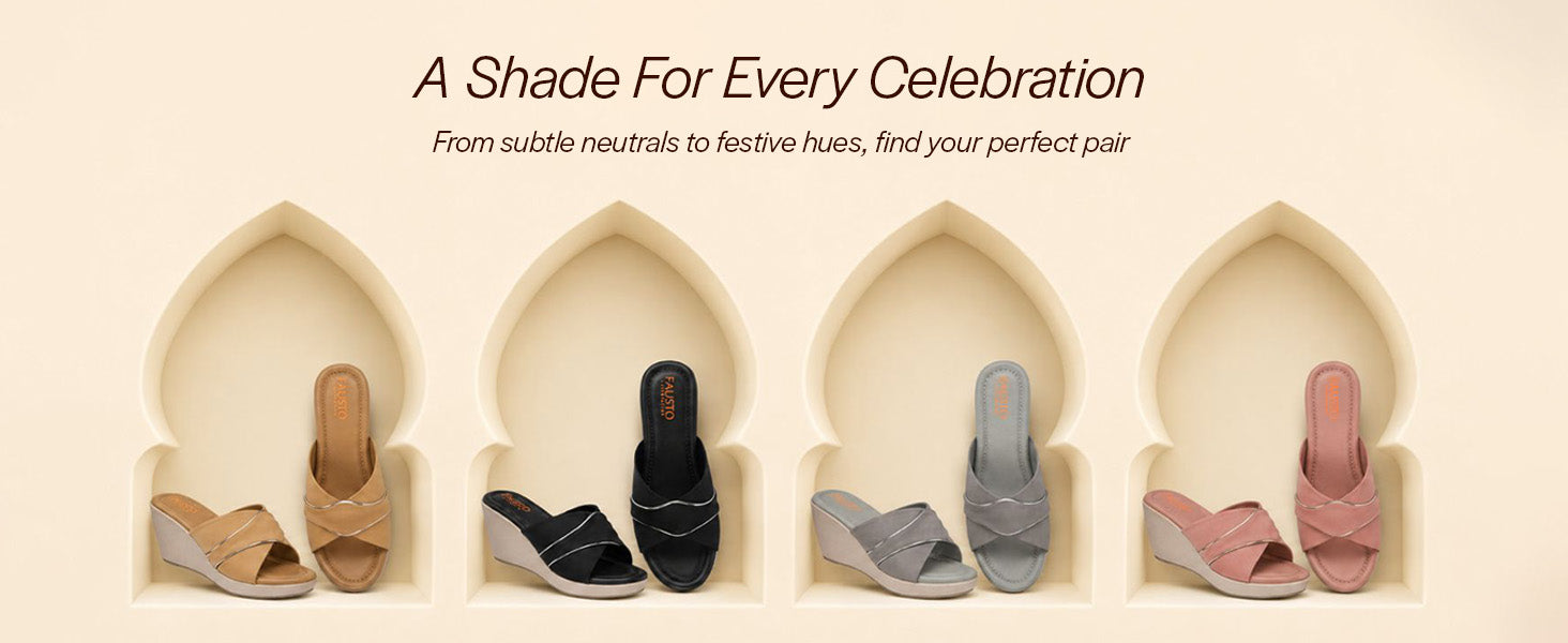 Women Grey Silver Lining Open Toe Cross Strap Wedge Slip On Sandal With Cushioned Footbed|Sandal For Party|Festive|Wedding