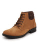 Men Tan Suede Leather Chukka High Ankle Boot For Biking|Hiking|Trekking