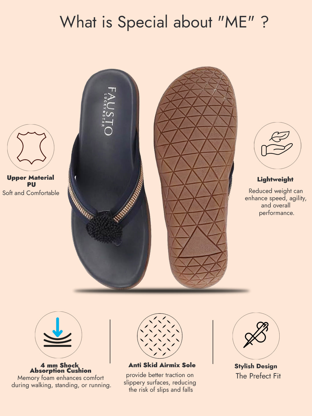 Shop Women Blue Shiny Beads T-Strap Slipper With Cushioned Footbed|Party|Office Wear|Weekend Online.