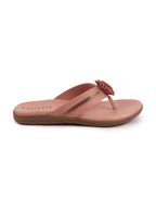 Shop Women Pink Shiny Beads T-Strap Slipper With Cushioned Footbed|Party|Office Wear|Weekend Online.