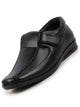 Men Black Shoes Style Casual Slip On Adjustable Strap Velcro Sandal For All Day Comfort