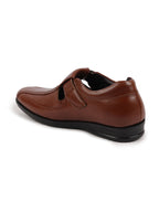 Shop Men Tan Shoes Style Casual Slip On Adjustable Strap Velcro Sandal For All Day Comfort Online.