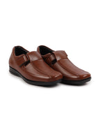 Shop Men Tan Shoes Style Casual Slip On Adjustable Strap Velcro Sandal For All Day Comfort Online.