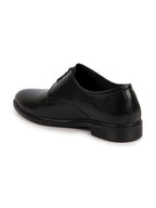 Shop Men Black Formal Dress Lace Up Derby Shoes With Cushioned Footbed For Office|Work Online.