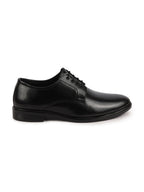 Shop Men Black Formal Dress Lace Up Derby Shoes With Cushioned Footbed For Office|Work Online.