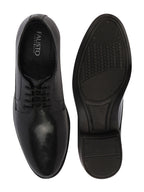 Shop Men Black Formal Dress Lace Up Derby Shoes With Cushioned Footbed For Office|Work Online.