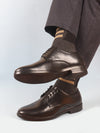 Shop Men Black Formal Dress Lace Up Derby Shoes With Cushioned Footbed For Office|Work Online.