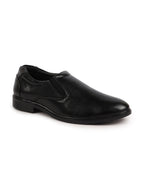 Shop Men Black Formal Dress Slip On Shoes With Cushioned Footbed For Office|Work|Loafer|Half Shoes|Cut Shoe Online.