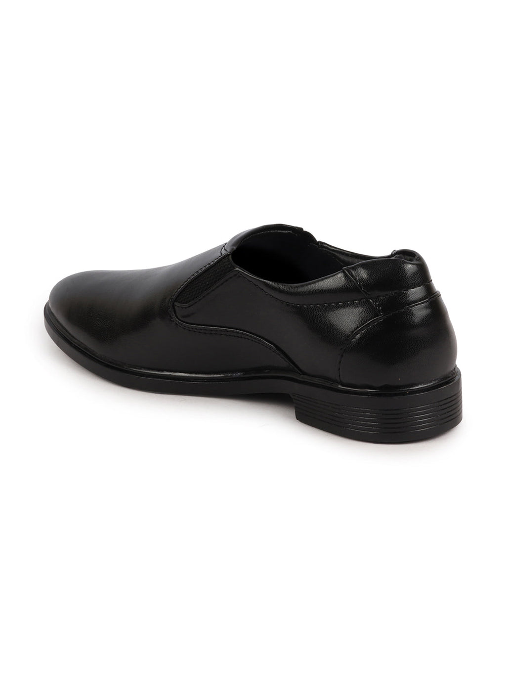 Shop Men Black Formal Dress Slip On Shoes With Cushioned Footbed For Office|Work|Loafer|Half Shoes|Cut Shoe Online.