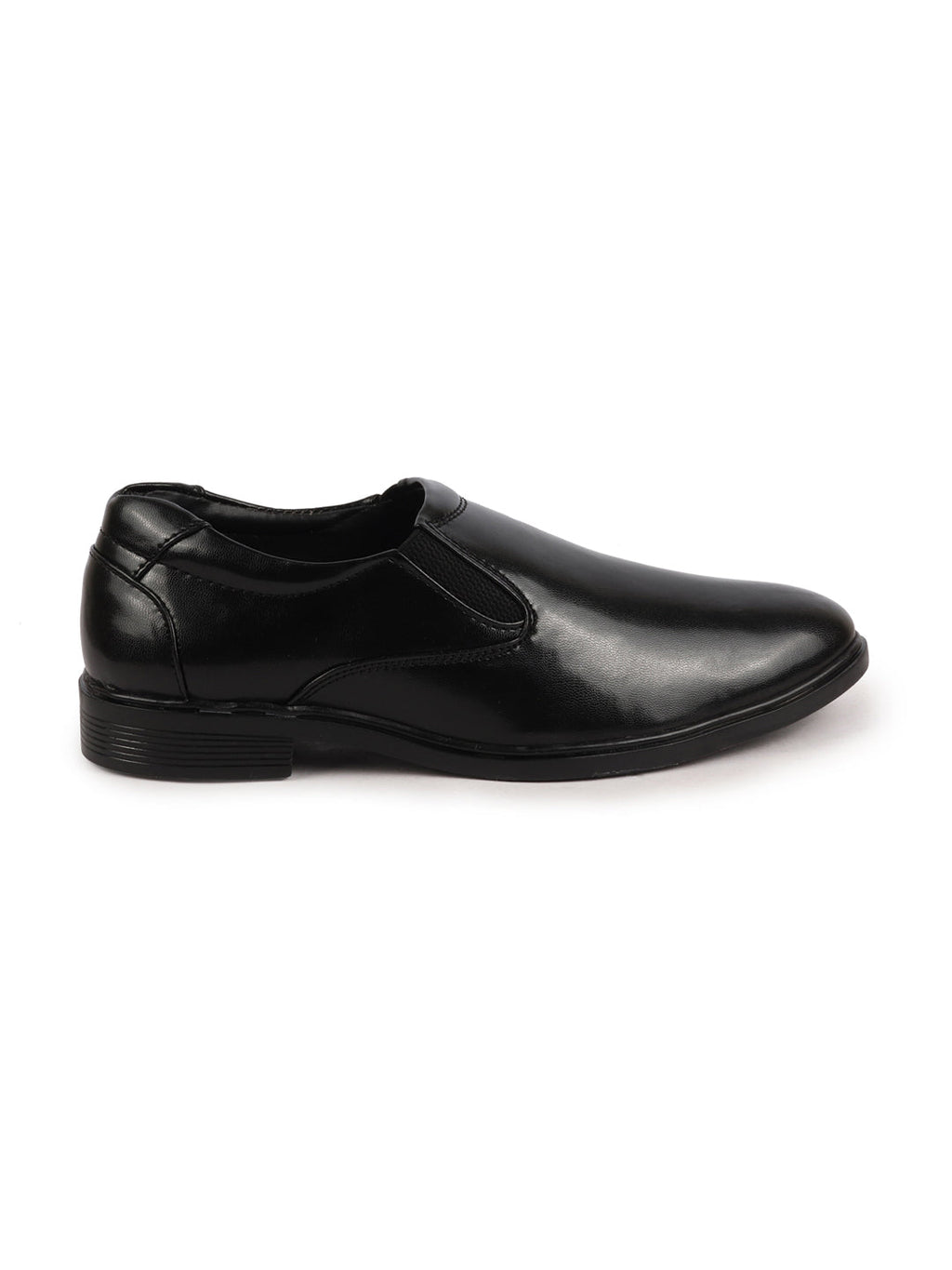 Shop Men Black Formal Dress Slip On Shoes With Cushioned Footbed For Office|Work|Loafer|Half Shoes|Cut Shoe Online.
