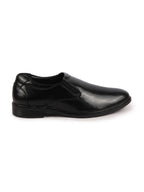 Shop Men Black Formal Dress Slip On Shoes With Cushioned Footbed For Office|Work|Loafer|Half Shoes|Cut Shoe Online.