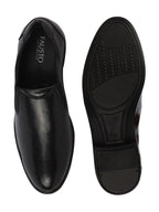 Shop Men Black Formal Dress Slip On Shoes With Cushioned Footbed For Office|Work|Loafer|Half Shoes|Cut Shoe Online.