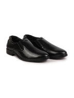 Shop Men Black Formal Dress Slip On Shoes With Cushioned Footbed For Office|Work|Loafer|Half Shoes|Cut Shoe Online.