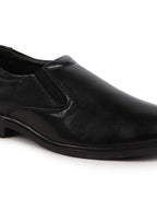 Shop Men Black Formal Dress Slip On Shoes With Cushioned Footbed For Office|Work|Loafer|Half Shoes|Cut Shoe Online.