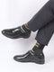 Shop Men Black Formal Dress Slip On Shoes With Cushioned Footbed For Office|Work|Loafer|Half Shoes|Cut Shoe Online.