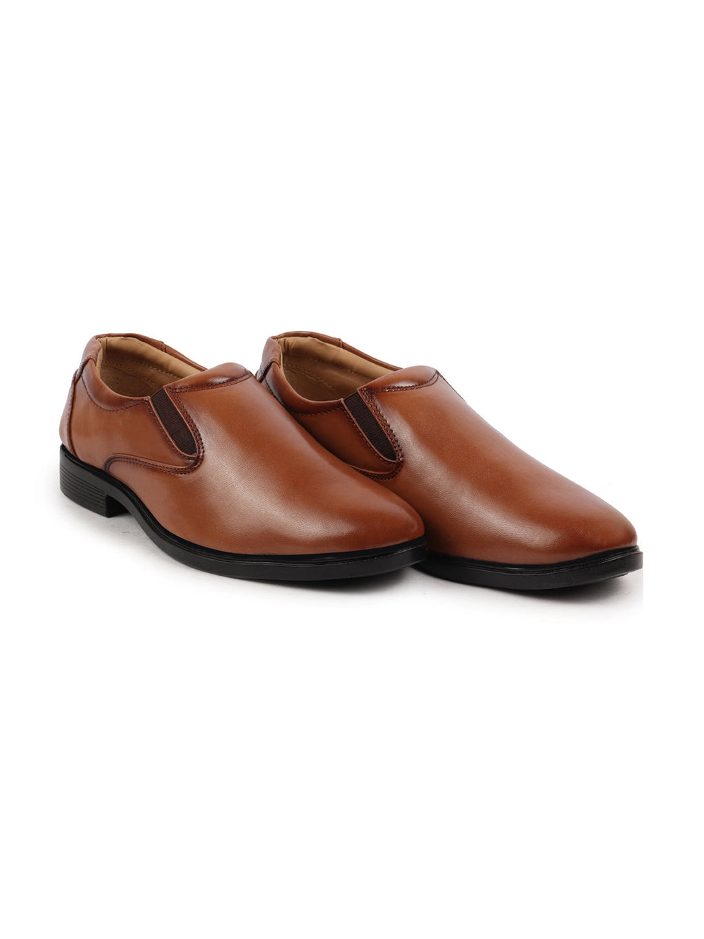Shop Men Tan Uniform Dress Anti Skid Sole Slip On Formal Shoes For Office|Work|Party Online.