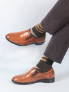 Shop Men Tan Uniform Dress Anti Skid Sole Slip On Formal Shoes For Office|Work|Party Online.