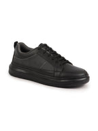 Shop Men Black Classic Chunky Lace Up Sneaker Ankle Shoes|Walking|Low Top|Casual Shoe Online.