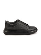 Shop Men Black Classic Chunky Lace Up Sneaker Ankle Shoes|Walking|Low Top|Casual Shoe Online.