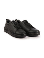 Shop Men Black Classic Chunky Lace Up Sneaker Ankle Shoes|Walking|Low Top|Casual Shoe Online.