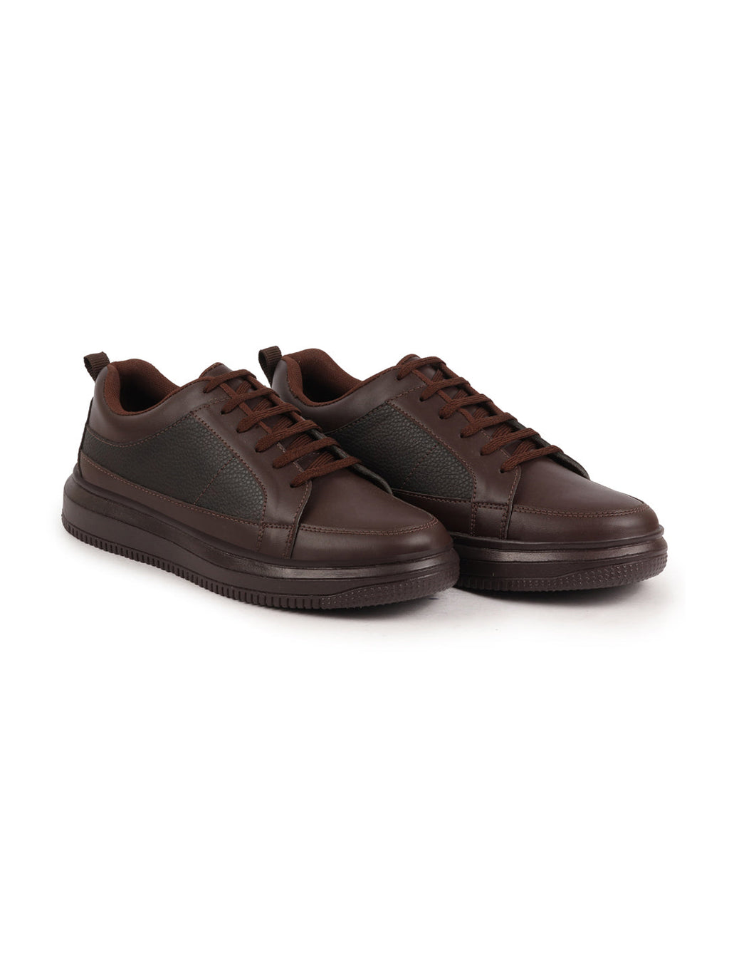 Shop Men Brown Classic Chunky Lace Up Sneaker Ankle Shoes