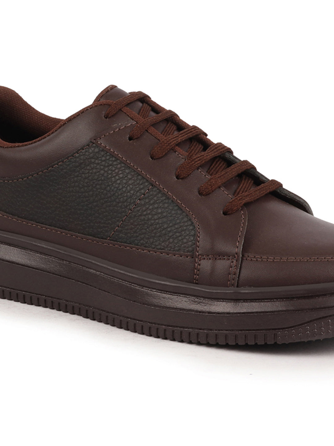 Shop Men Brown Classic Chunky Lace Up Sneaker Ankle Shoes