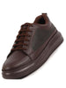 Men Brown Classic Chunky Lace Up Sneaker Ankle Shoes|Walking|Low Top|Casual Shoe
