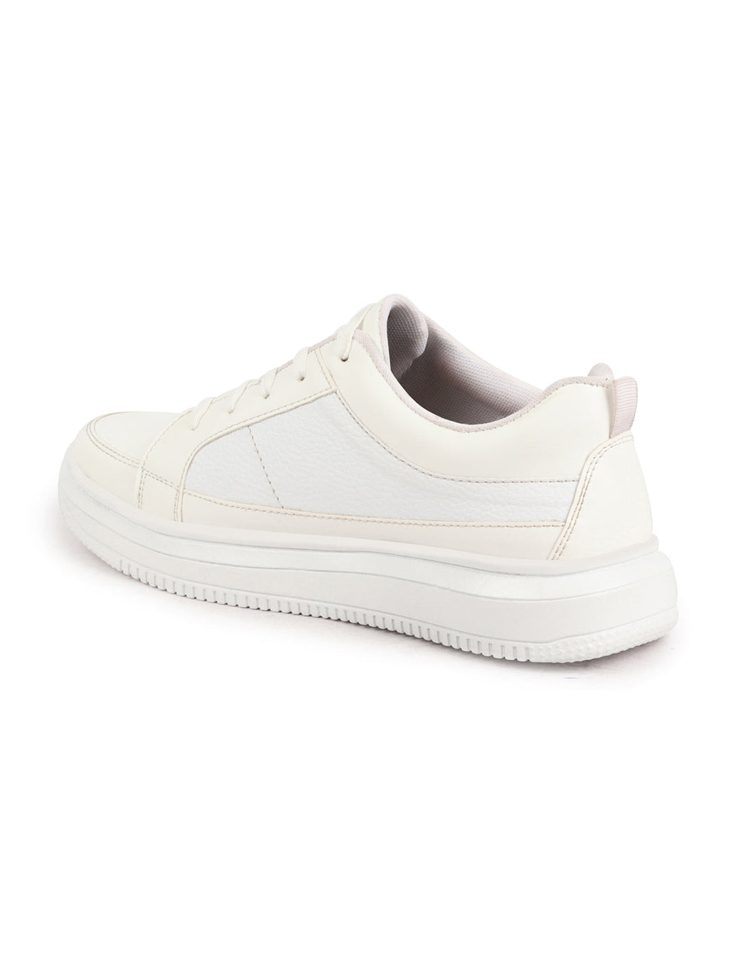Shop Men White Classic Chunky Lace Up Sneaker Ankle Shoes